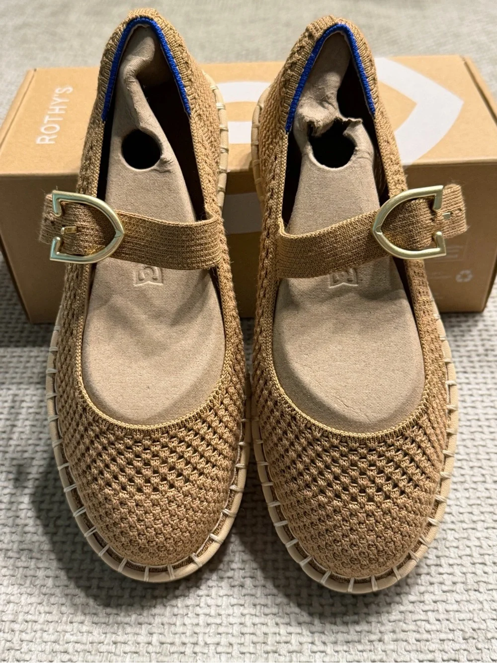 New with box Rothy’s Mary Jane Espadrille
